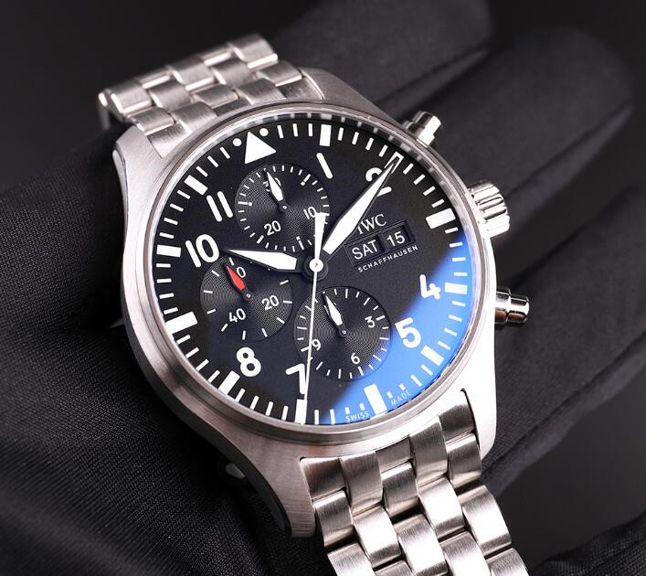IWC Pilot Automatyczny Chronograf IW377710 Męski Zegarek Repliki
